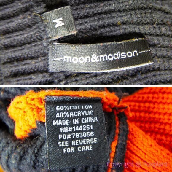 Moon & Madison women's color block cropped sweater,‎ size M - Picture 5 of 16